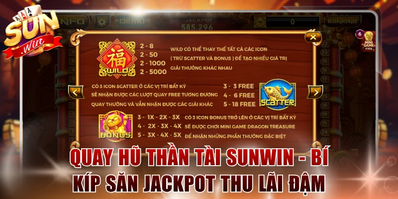 Quay hũ Thần Tài SUNWIN